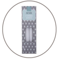 Tapered candles 22cm